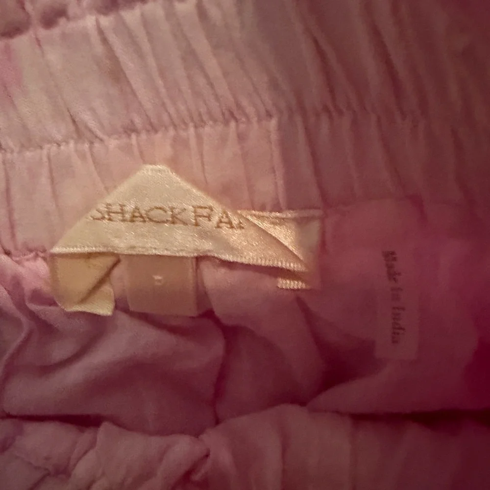 LoveShackFancy Pastel Pink Tiered Ruffle Mini Skirt - Picture 2 of 3